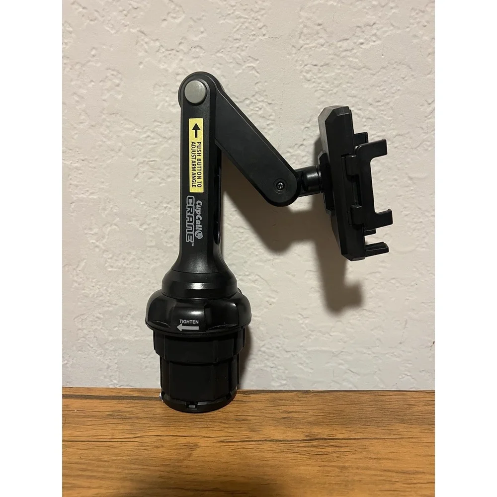 BulbHead Cup Call Crane Car Cell Phone Mount Holder Hands Free Rotate Tilt EUC